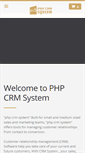 Mobile Screenshot of phpcrmsystem.com